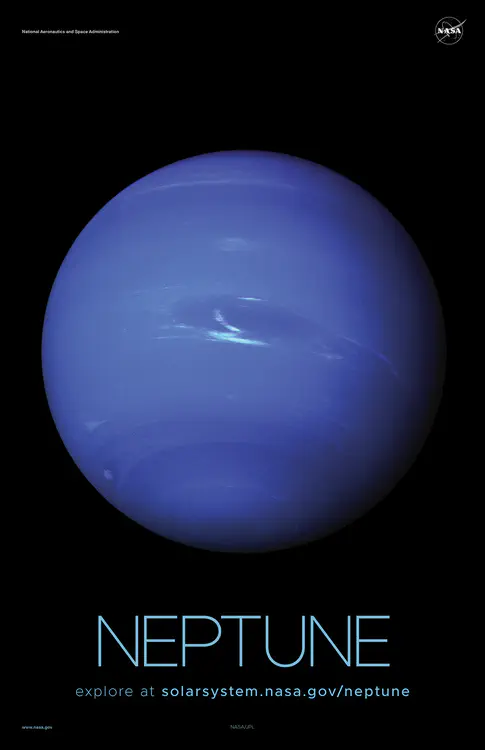 Esta [foto de Neptuno](https://solarsystem.nasa.gov/resources/611/neptune-full-disk-view/) vino de la nave espacial Voyager 2 de la NASA en 1989. Crédito: NASA/JPL ⬇️ PDF de alta resolución [aquí](https://solarsystem.nasa.gov/system/downloadable_items/1485_Neptune_A_PDF.zip)